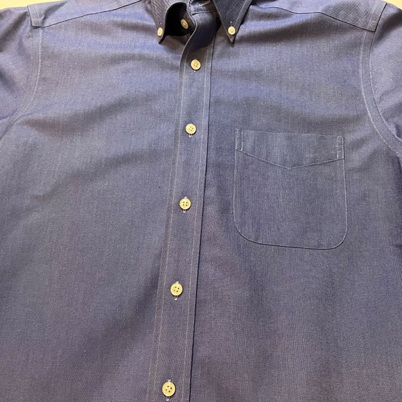 L.L Bean Men's Size 14 1/2 - 32 Traditional Fit Long Sleeve Button Down Shirt - Picture 6 of 11